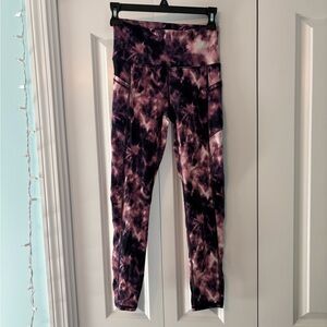 GAIAM leggings, tie dye print